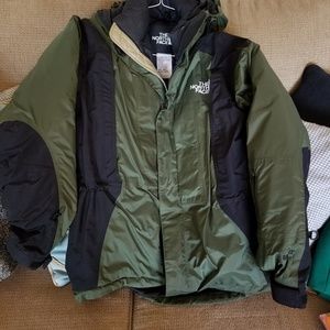 North Face Mens Winter Jacket, lined, small